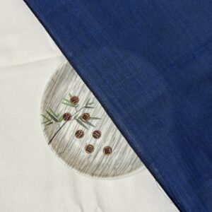 Khadi Cotton Fabric - Rich Navy Blue