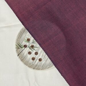 Khadi Cotton Fabric - Navy Black