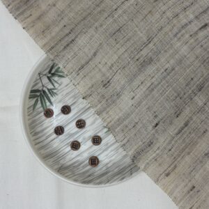 Premium Brown Ketiya Silk Fabric